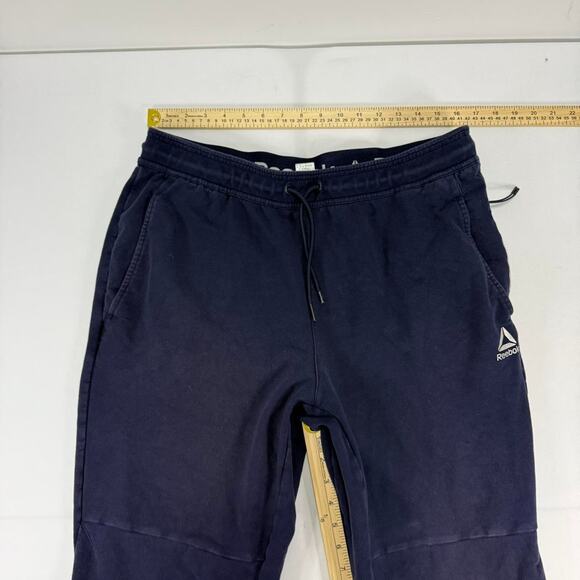 Rebook Navy Blue Joggers Sweatpants Size Large - Picture 5 of 6